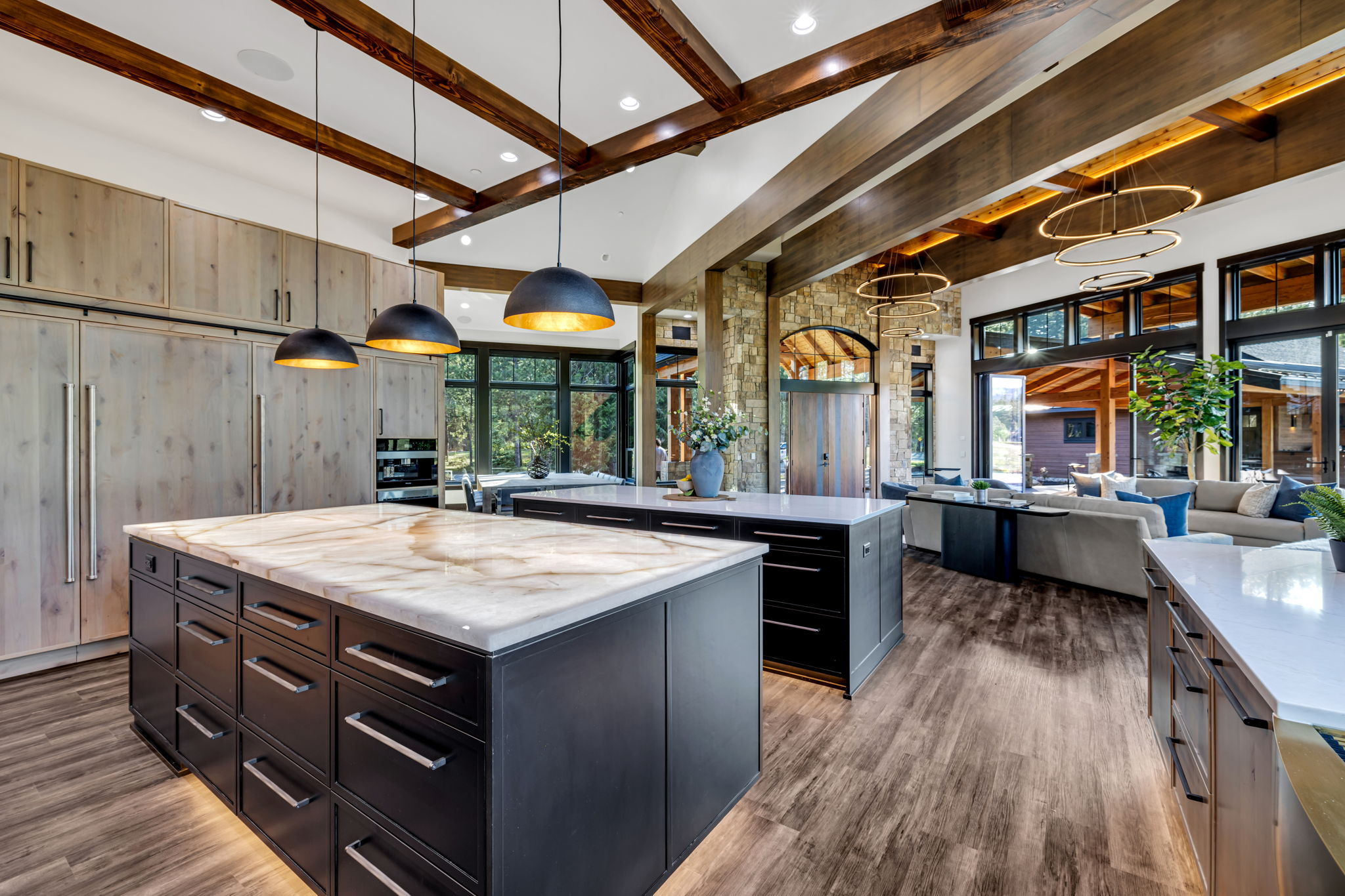 luxury large kitchen