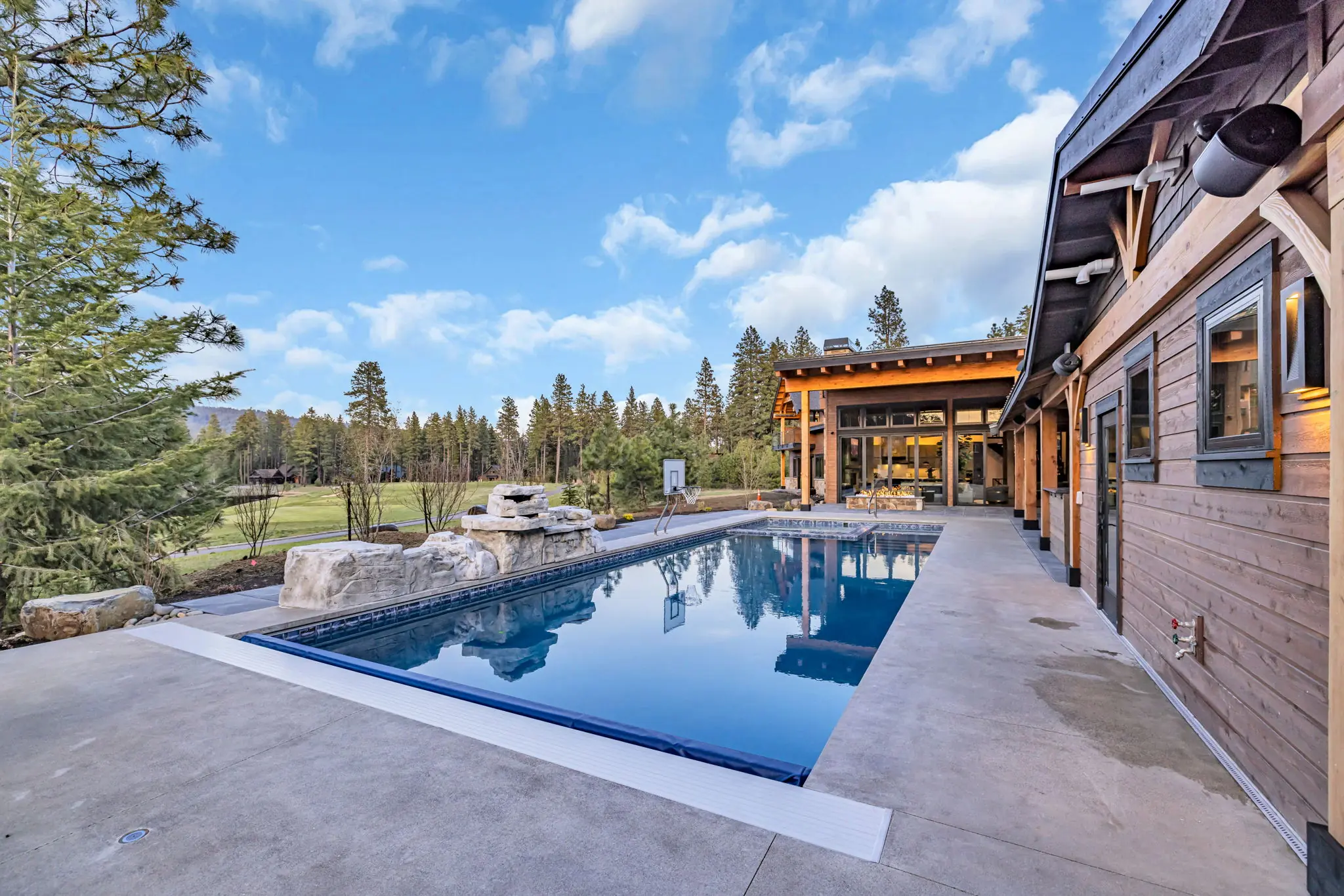photo of the pool