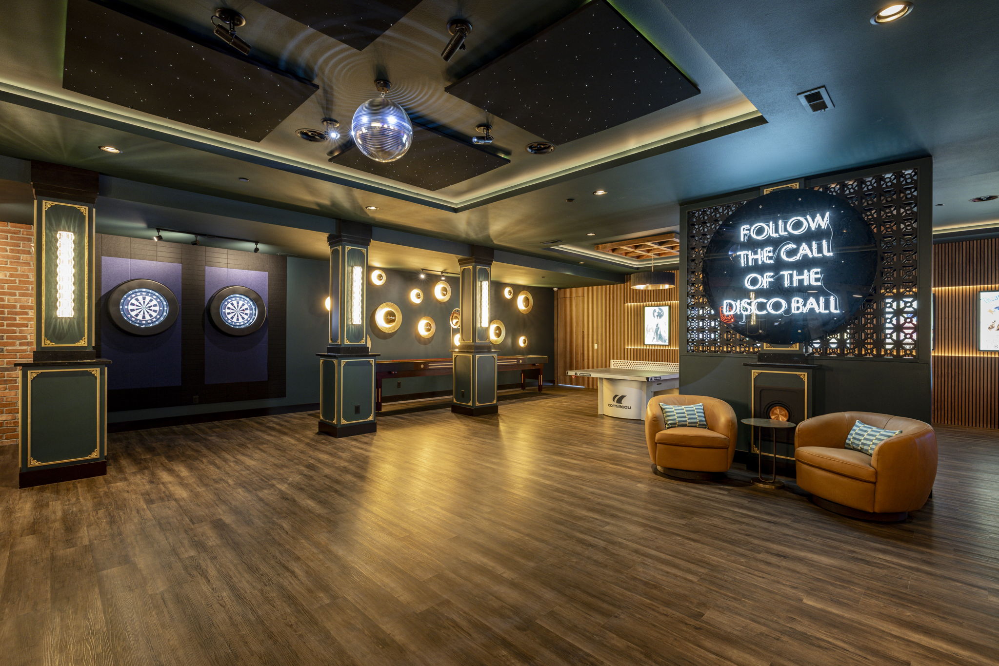 dance area in speakeasy