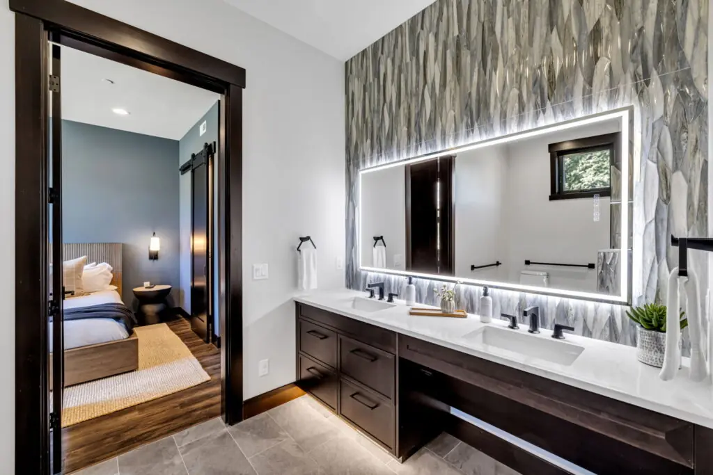large bedroom ensuite