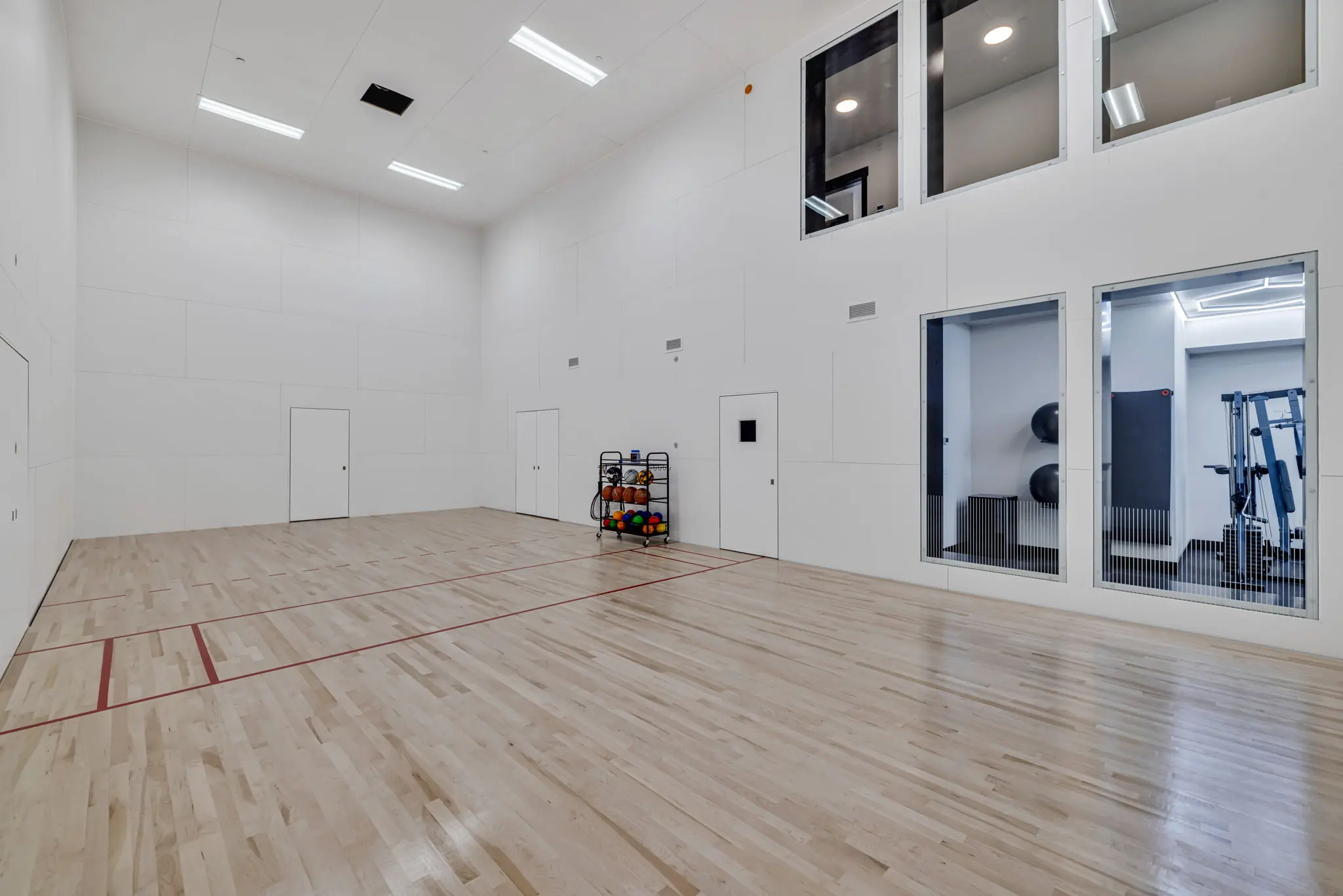 basketball court for guests