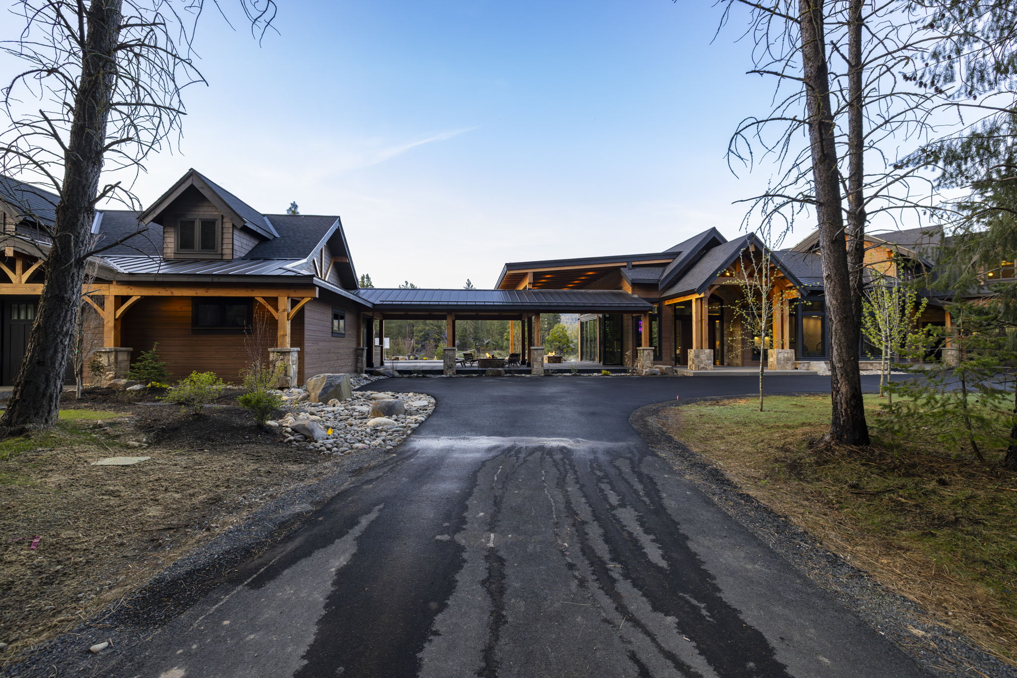 Driveway to The Grand Retreat