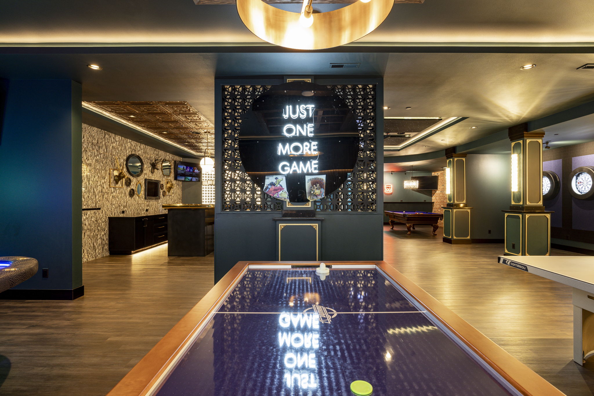 just one more game neon sign